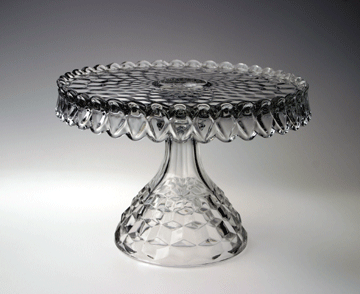 Fostoria American Round Cake Salver